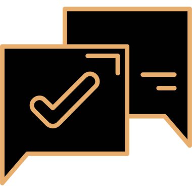 Kontrol simgesinin vektör illüstrasyonu