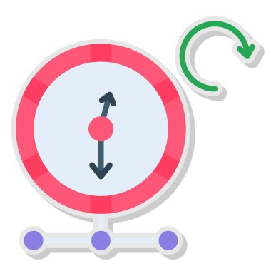 ok simgesi vektör illüstrasyonu