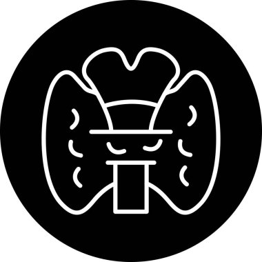 Virüslü bir maskenin vektör çizimi