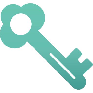 Anahtar. Web simgesi basit illüstrasyon