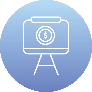 vektör para simgesi illüstrasyonu