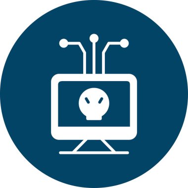 Robot simgesinin vektör illüstrasyonu