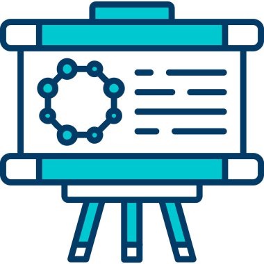 Modern bir simgenin vektör illüstrasyonu