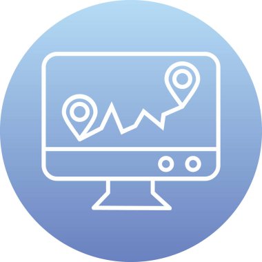 Modern eğitim ikonunun vektör illüstrasyonu