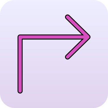 ok simgesi vektör illüstrasyonu