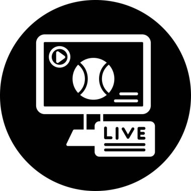 Canlı simge, vektör çizimi