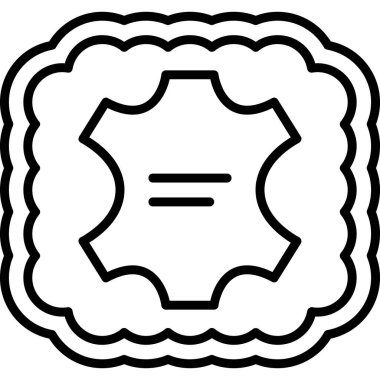 Eğitim ve okul işaretinin vektör ana hatları simgesi.