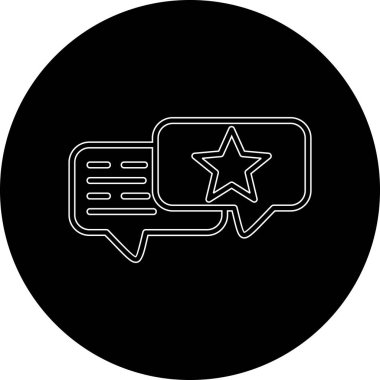 Moda Biçimli Sohbet Simgesi İzole Arkaplan