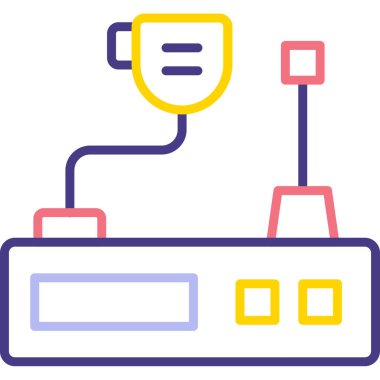 Yönlendirici. Web simgesi basit illüstrasyon