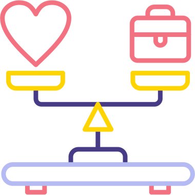 Kalp. Web simgesi basit illüstrasyon