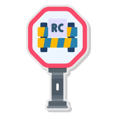 araba trafik işareti simgesi, izometrik biçim