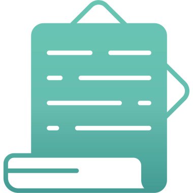 doküman dosya kağıt simgesi doldurulmuş özet biçimi