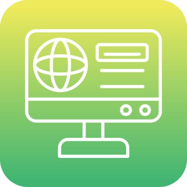 Eşsiz Tarayıcı Vektör Kabartma Simgesi