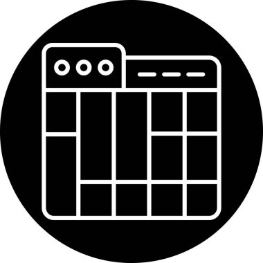 Mutfak simgesi, vektör illüstrasyonu