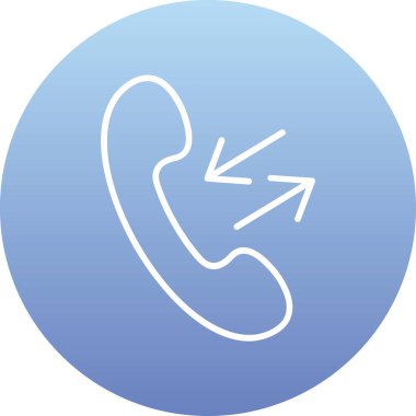 Çağrı. Web simgesi basit illüstrasyon