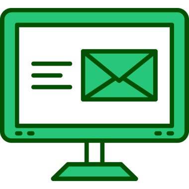 e- posta iletisi vektör illüstrasyonu