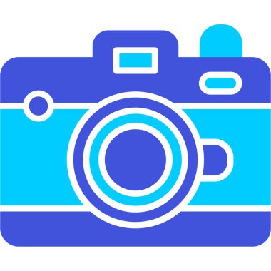 Kamera. Web simgesi basit illüstrasyon