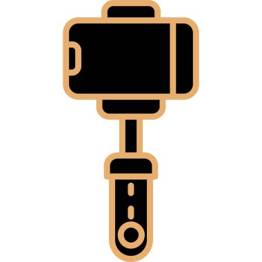 Kamera simgesi, vektör illüstrasyonu