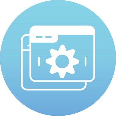 seo modern simgesinin vektör illüstrasyonu