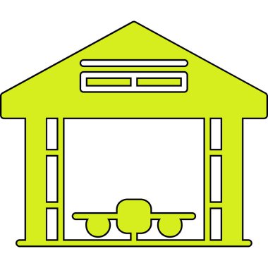 tren simgesi vektör illüstrasyonu