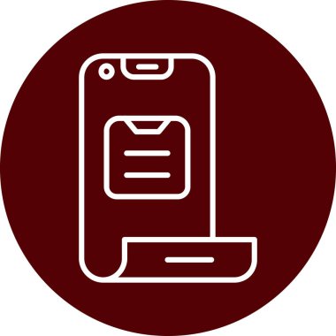 Cep telefonu vektör çizimi