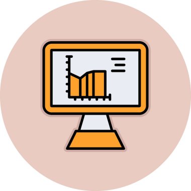 seo modern simgesinin vektör illüstrasyonu