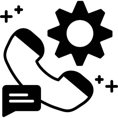 Outline biçiminde müşteri hizmetleri simgesini ara