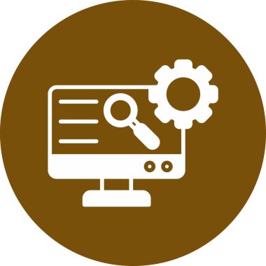 seo modern simgesinin vektör illüstrasyonu