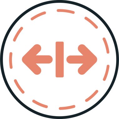 Seo ve simgenin vektör illüstrasyonu