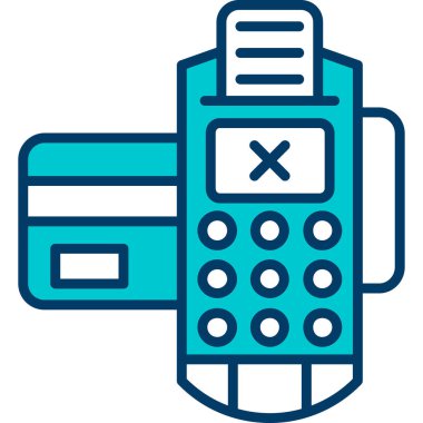 pos terminal ödeme simgesi - özet biçimi