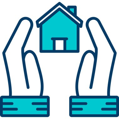 ev simgesi vektör illüstrasyonu