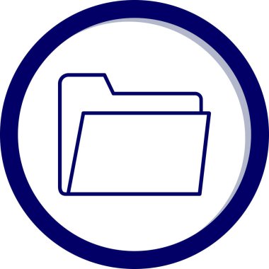 Dosya. Web simgesi basit illüstrasyon