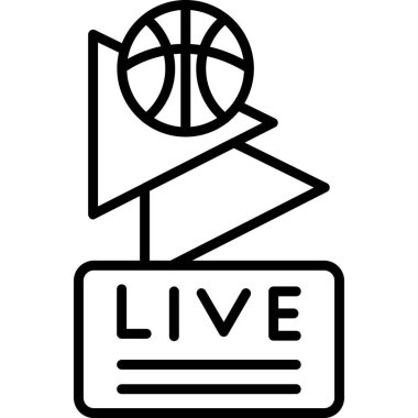 canlı vektör çizgisi simgesi