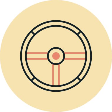 Yol işareti simgesinin vektör illüstrasyonu