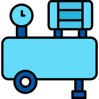 araba simgesi vektör illüstrasyonu