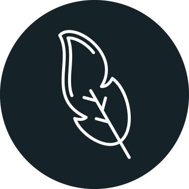 Tüylü ikon vektör illüstrasyonu