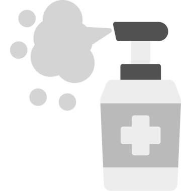 Antibakteriyel sabun simgesi, vektör illüstrasyonu