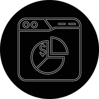 Modern simgenin vektör illüstrasyonu