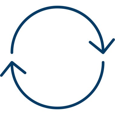 Oklar çember simgesini Taslak biçiminde tazele