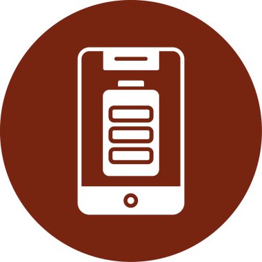 cep telefonu simgesi. vektör illüstrasyonu