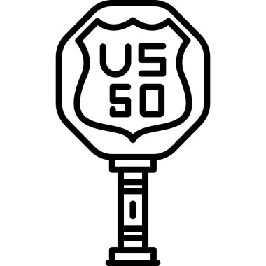 Amerikan spor rozeti simgesi, basit stil.