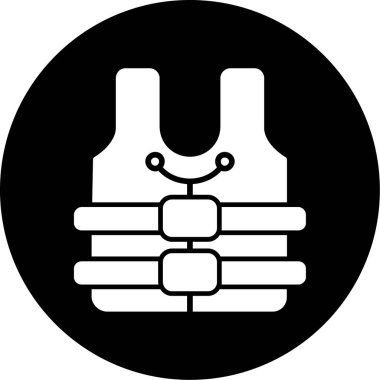 Çanta simgesinin vektör illüstrasyonu