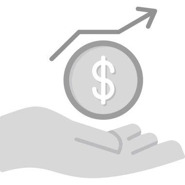 Para ödülü ikonu. Beyaz arkaplanda izole edilmiş web tasarımı için ana para dolar vektör simgesi