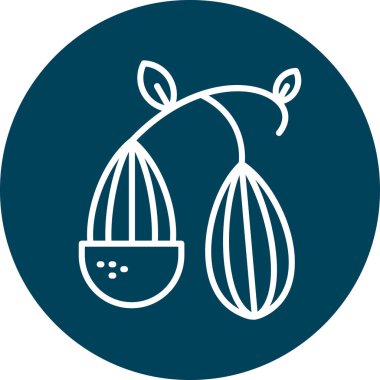 Eşsiz Armut Vektör Satırı Simgesi