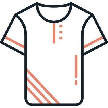 T-shirt ikonu. vektör illüstrasyonu.