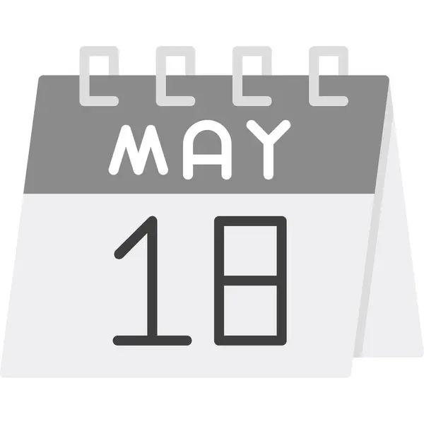 Takvim simgesi tasarımı, vektör illüstrasyonu