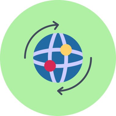 genel ağ vektör simgesi