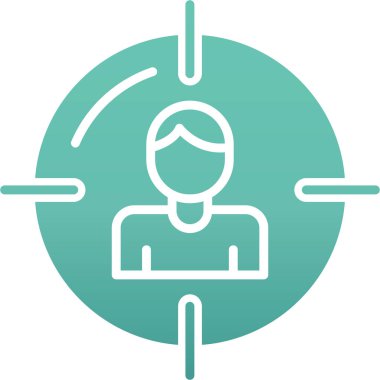 Seo simgesinin vektör illüstrasyonu