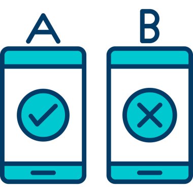 İşaretleme simgesi setinin vektör illüstrasyonu.