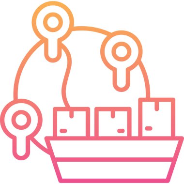 seo modern simgesinin vektör illüstrasyonu